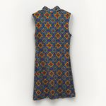 IBKUL SCARLET BLUE Sleeveless Geometric Print Mock Neck Golf Dress Sz M UPF50 Size M Photo 7