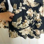 Lulus Prairie Daydream Washed Floral Print Romper 887 Blue Photo 7