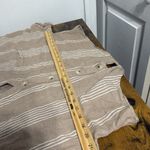 Adyson Parker  cream white striped button up cropped shirt Photo 9