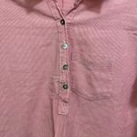 Aerie Womens Shirt XS Bust 34” Pink White Thin Vertical Stripes Western Cowgirl Photo 4