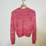 Vanessa Bruno Jaslin Marled Pink Sweater Button Shoulder Baby Alpaca Size S Photo 7
