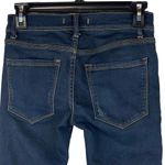 Free People SZ 24 Skinny Jegging Jeans Low-Rise Stretch Pockets Whiskered Blue Photo 4