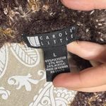 Vintage Carole Little Boho Poncho Cardigan Layering Fall Wool Academia Cozy Brown Size L Photo 4