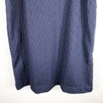 Crown & Ivy Crown Ivy Medium‎ Dress Navy Blue Textured Sleeveless Shift Above Knee 404 Photo 5