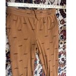 Kate Quinn Pull On Airplane Print Lounge Pant Size XL Orange Photo 3