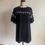 Loft Embroidered Bell Sleeve Dress Tunic Sa XXSP Photo 3