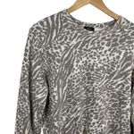 Rails Ramona Mixed Animal Print Crewneck Sweatshirt in Tan/Ivory Size M Photo 5