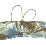Aerie  Womens Bandeau Bikini Top Palm Print Strappy Back Size M Photo 0