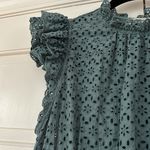 Ulla Johnson  Lucille Midi Dress Atlantic Eyelet Lace Cottagecore Blue Size 4 Photo 6