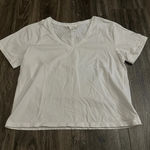 Athleta  white t-shirt size small Photo 0