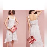 Farm Rio  Isolde White Eyelet Ruffle Midi Dress Photo 1