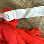ZARA  orange linen shacket size large oversized Photo 10