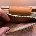 Fossil  Marbled Leather Fold Wallet Id Credit Card Holder Tan Grey Ivory Photo 2