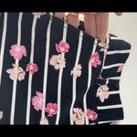 Elle  Black and Pink Floral Chino Shorts Size 2 Photo 9