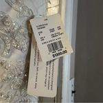 Oleg Cassini  satin lace strapless trumpet beaded wedding‎ dress 6 Photo 11