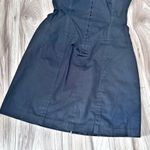 Guess | Strapless Black Corset Dress Mini Lace Up Back Boning | Size Medium Photo 2