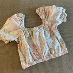 H&M HM floral bubble top Photo 1