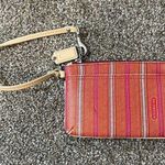 Coach Striped Wristlet Photo 0