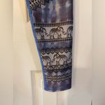 Evolution and creation  | purple and blue elephant, yoga pants | size small Photo 1