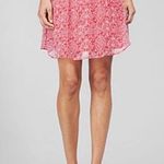 Ella Moss  Red Boho Print Mini Skirt Lined Size Large Photo 0
