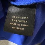 Jeanne pierre Blue Bell Sleeve Top Button Cuff Stretch Knit Scoop M Photo 3