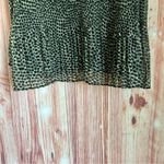 Topshop Green Pleated Peplum Black Spotted Cami Tank Top Photo 2