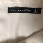 Abercrombie & Fitch  Camille Midi Slip Dress Pearl Spaghetti Strap Slit Large Photo 11