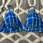 Aerie  Blue Triangle Bikini Top Photo 0