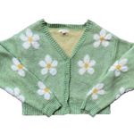 Daisy Green  flower button up cardigan sweater 🔥 Photo 0