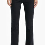 MOTHER The Tripper High Rise Not Guilty Black Mini Flare Jeans Size 28 Photo 0