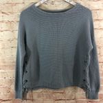 Eleven Paris  Tied Sides Boatneck Sweater Photo 4