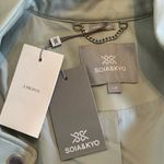 SOIA & KYO SOIA & KYA North-SF stretch cotton belted trench coat sage green rain coat Photo 5