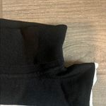 Rafaella  Black and White Fitted Ribbed Tank Top Photo 2