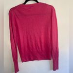 Lilly Pulitzer pink cashmere, silk and cotton button up sweater Photo 2