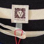 Anne Klein ANNE KLIEN summer Striped Black and Blue Sleeveless Dress size L brand new Photo 3