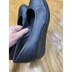 Fly London Wedge Women 8.5 Black Leather Slip-On Round Toe Casual Wear S64 Photo 4