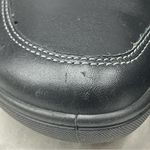 Ecco Black leather  size 11/11.5 slip-on velcro close shoes 42 Photo 11