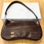 JW Pei JW PEl Women's Shoulder Handbag in faux leather Brown Croc Photo 2