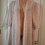 Torrid  Sz 0 Elegant Cream Women's Kimono Photo 5