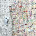 Edge Theia Colorful Tweed Frayed Sheath Dress Photo 3