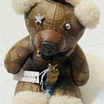 Coach Bear Charm Gold/Khaki in Signature Canvas 77676 Photo 5