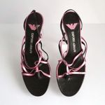 Emporio Armani Pink and black  kitten heels sz 36 Photo 1