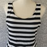 Elle  striped fit and flare dress size 14 Photo 1