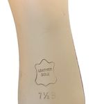 Talbots Suede Leather Pumps Sz. 7.5B Bow Toe Gray Pointy Toe Low Kitten Heel Photo 7