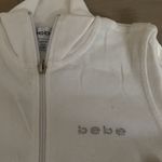 Bebe Y2K  rhinestone track jacket white XS Photo 1
