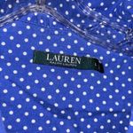 Ralph Lauren Lauren blue and white polkadot pajama top dress sleepwear Photo 5