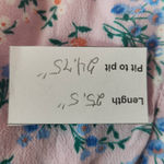 st. john's bay  Light Pink Floral Blouse Size XXL NWOT Plus Size Peasant Top Photo 9