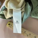 Avec Les Filles  Sage Green Soft‎ Faux Leather High Rise Straight Leg Pants XS Photo 9