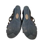 Born concept Born Dark Brown Leather Woven Crisscross Sandals Women Sz 8 Photo 5