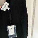 Milly NWT Italian Structured Shift Black Mini Dress | M Photo 3